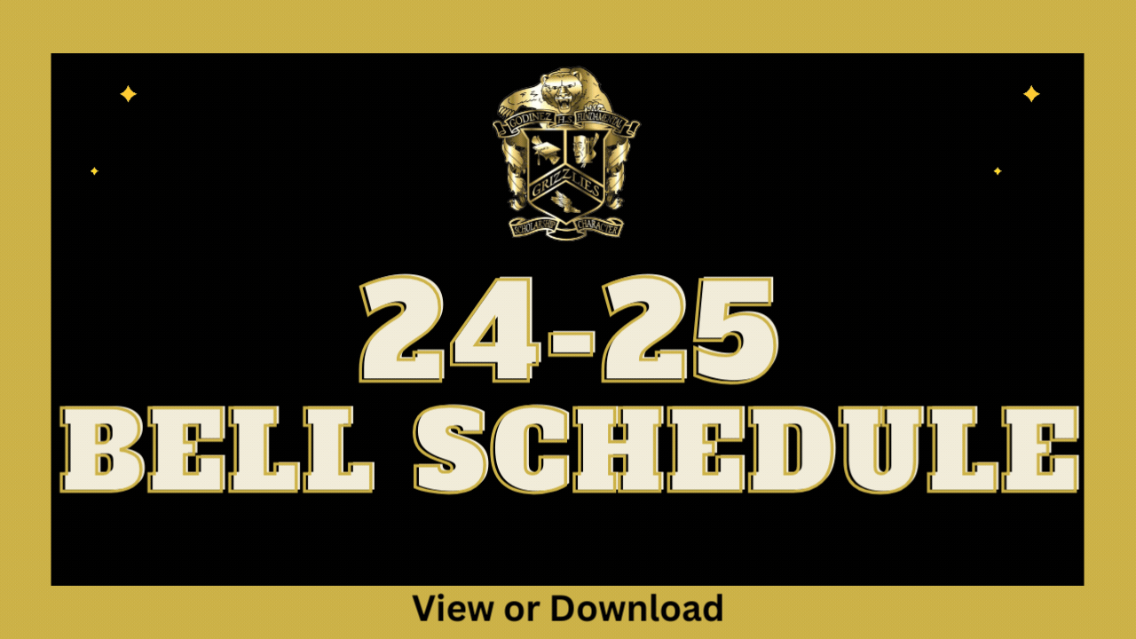  Bell Schedule